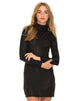 Image of Emmet Bodycon Dress in Metallic Seattle Shimmer Black