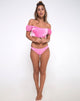 Image of Fabienne Bikini Bottom in Velvet Candy Pink