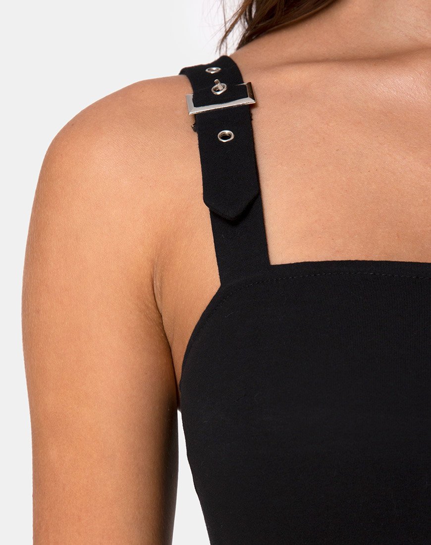 Farlie Bodycon Buckle Dress in Black Farlie Bodycon Buckle Dress in Black