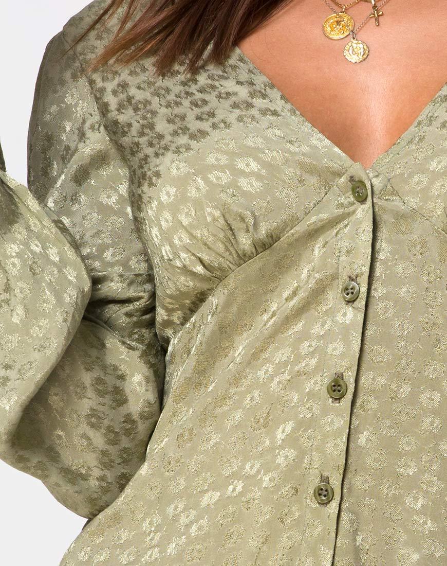 Long Sleeve Satin Sage Green Skater Dress | Flara motelrocks-com-us Long Sleeve Satin Sage Green Skater Dress | Flara motelrocks-com-us