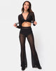 Image of Herlom Trouser in Net Crystal Black  X Princess Polly