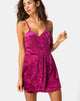 Image of Furia Slip Dress in Burgundy Crush