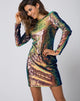 Image of Gabby Dress in Fishcale Sequin Pink Oil