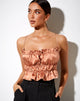 Image of Gamera Cami Top in Satin Rose Gold