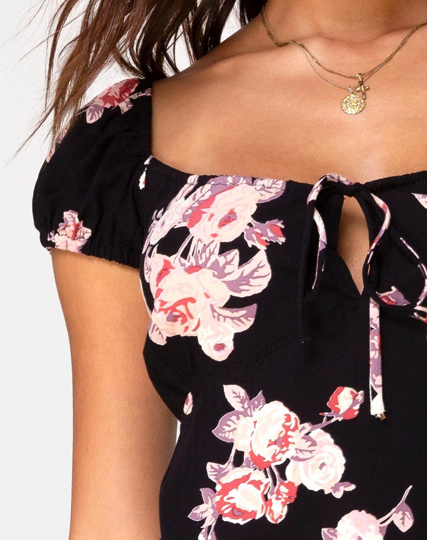 Gaval Mini Dress in Vintage Rose Pink - Main Image