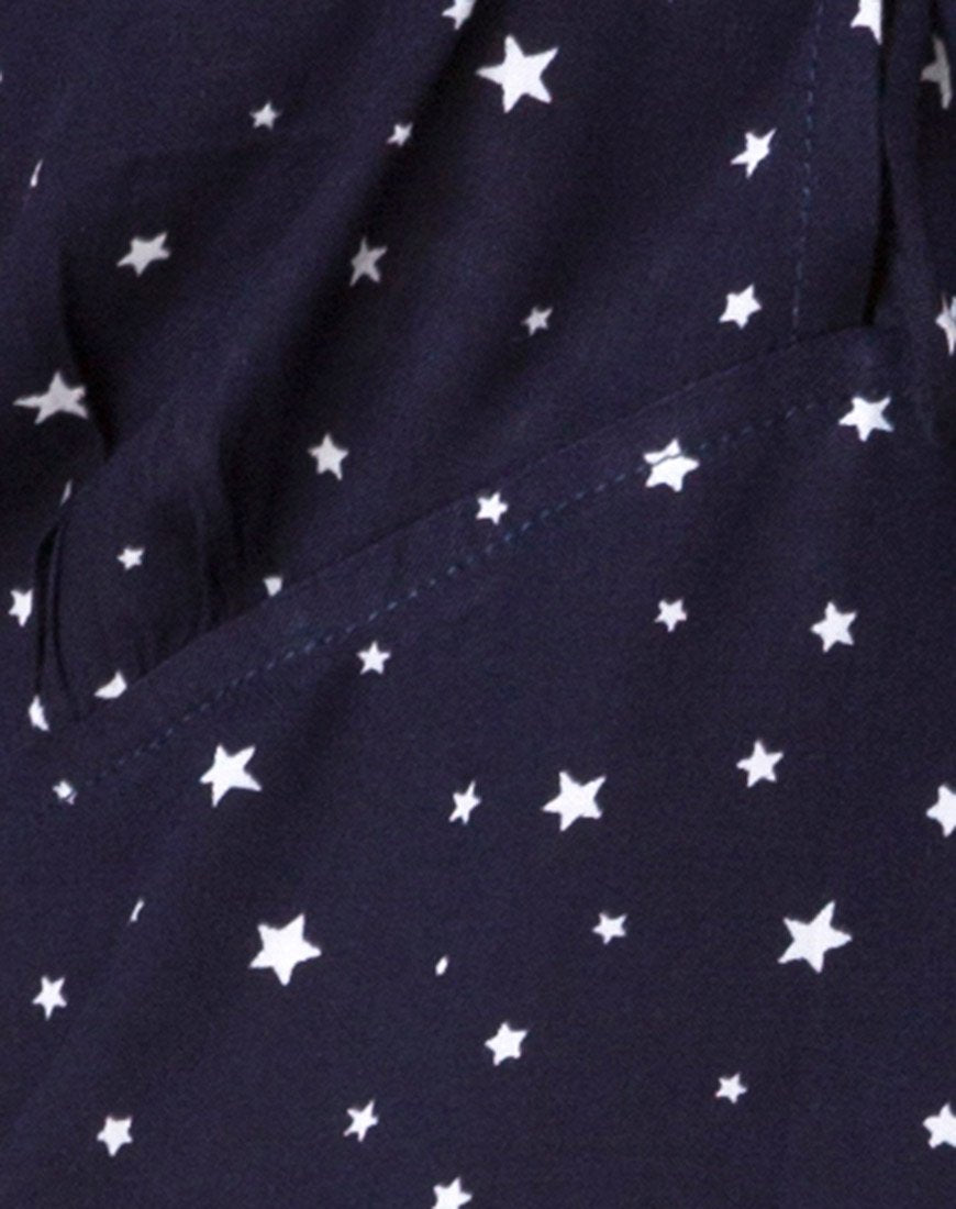 Gaval Mini Dress in Stars Struck Navy – motelrocks-com-us