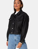 Image of Gina Jacket in PU Black