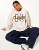 Image of Glan Sweatshirt in Winter White M Classics Mix Embro