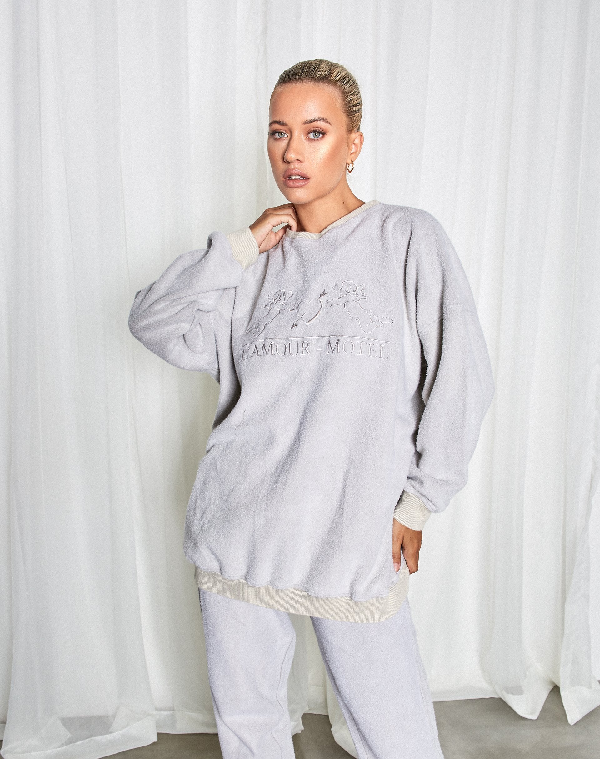 Grey cherub sweatshirt new arrivals