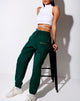 Image of Basta Jogger in Bottle Green with Take Care Of Yourself Embro