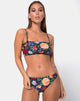 Image of Gwyneth Bikini Top in Senorita Rose