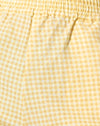 Lemon Gingham Yellow