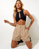 Image of Hamo Tailored Short in Tan