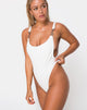 Image of Hooked Swimsuit in White
