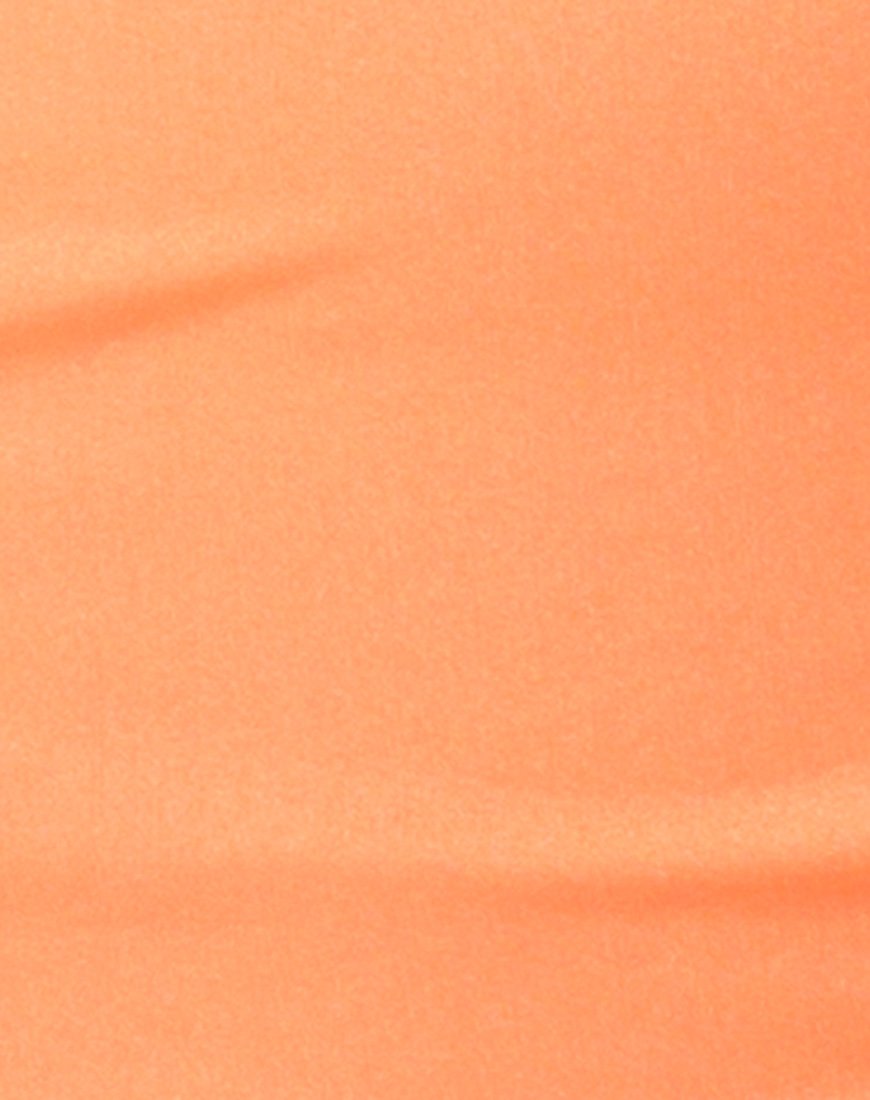 Image of Hulana Bodycon Dress in Fluro Orange