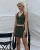 image of Salma Mini Skirt in Olive