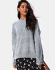 Image of Jama Jumper in Knit Silver