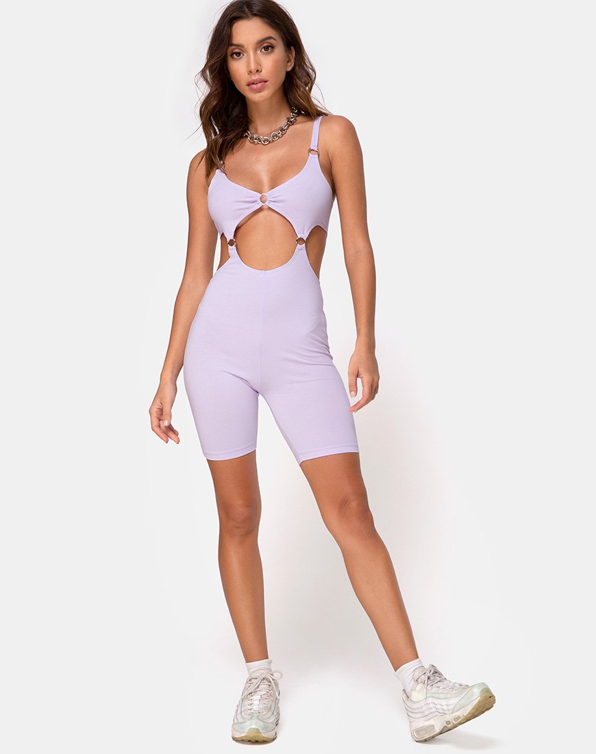 Image of Jaso Unitard in Lilac