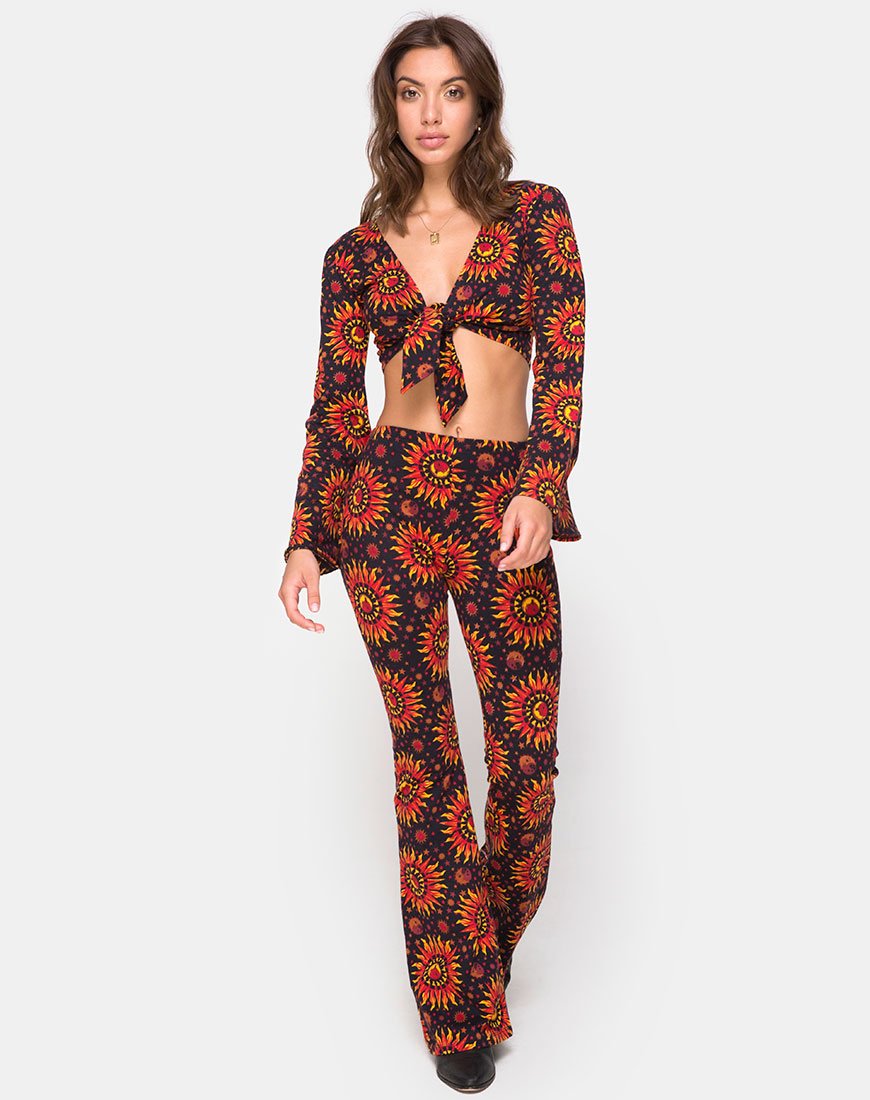 Image of Espha Crop Top in Hot Sun  X Princess Polly