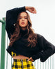 Image of Nizer High Neck Jumper in Black