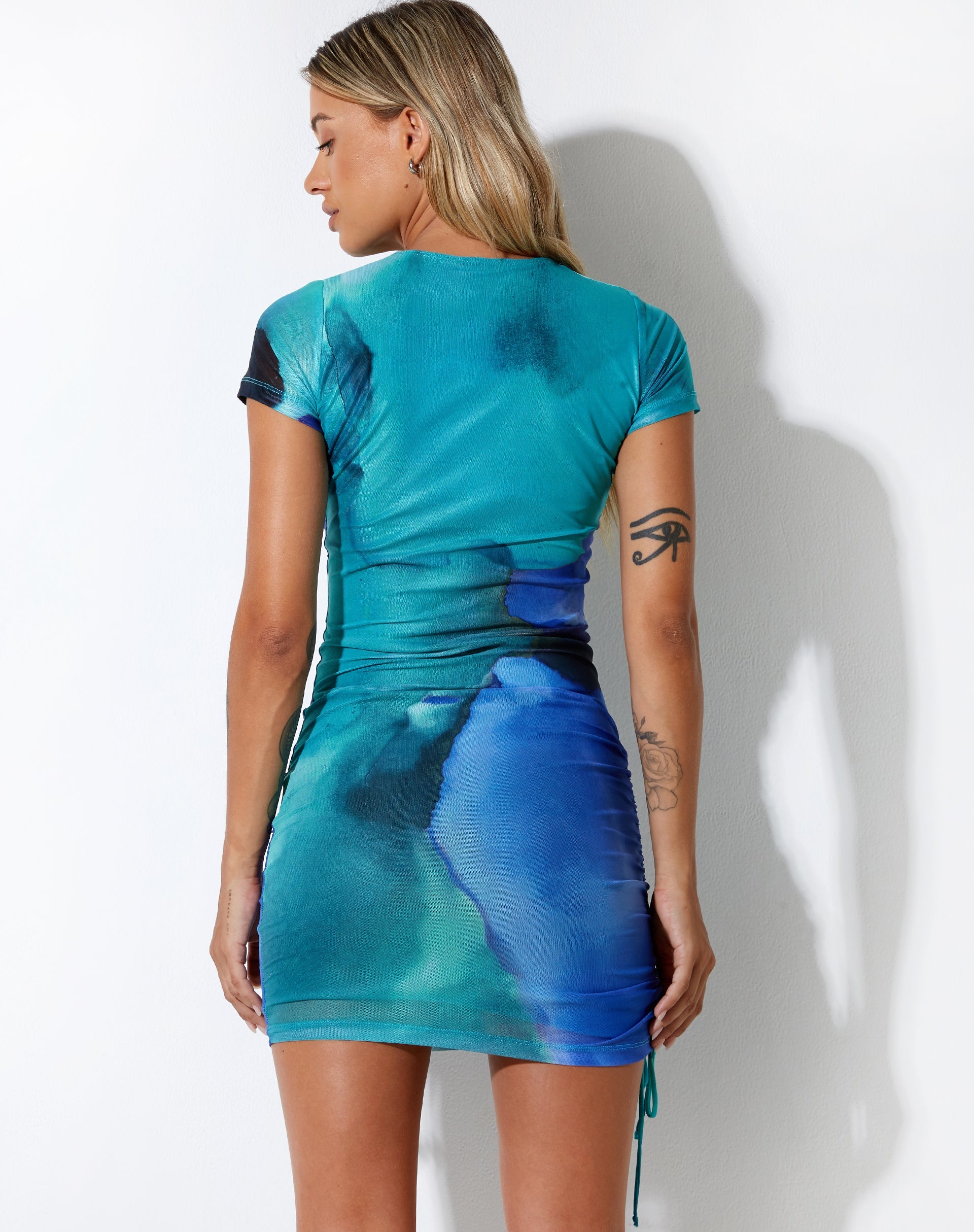 Blue and Green Mini Bodycon Dress | Julep motelrocks-com-us Blue and Green Mini Bodycon Dress | Julep motelrocks-com-us