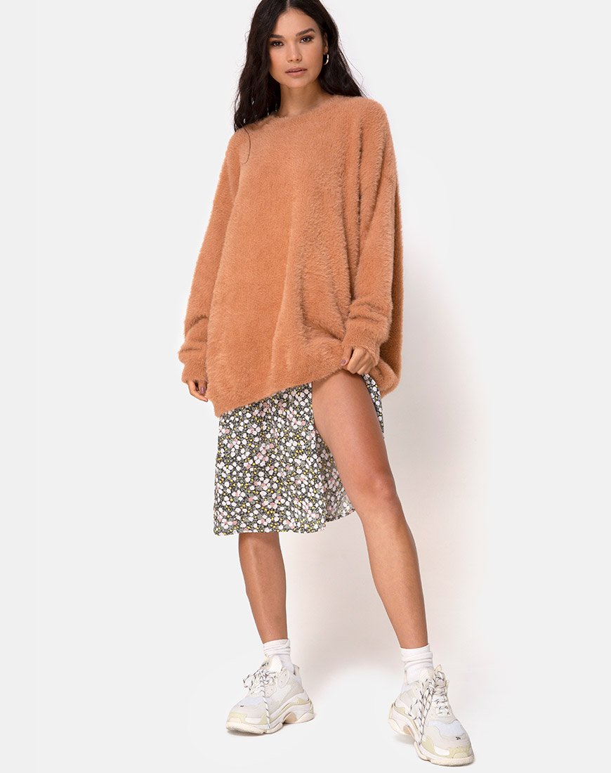 Soft Brown Knitted Sweater | Edgen – motelrocks-com-us