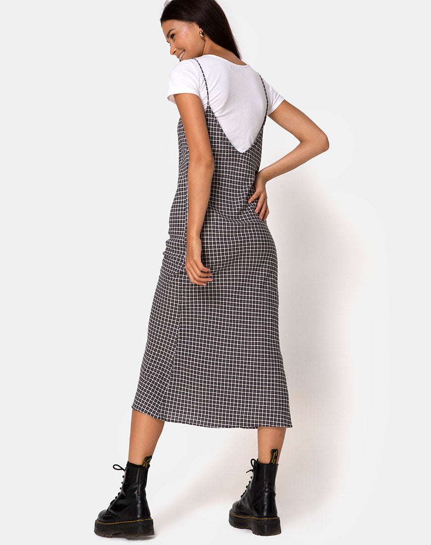 Image of Juvina Dress in Check It Out Black