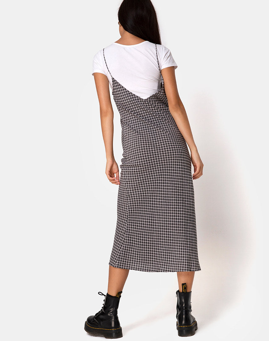 Image of Juvina Dress in Check It Out Black