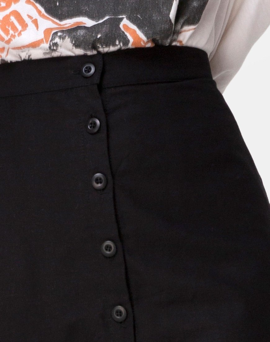 Image of Kaisa Midi Skirt in Black