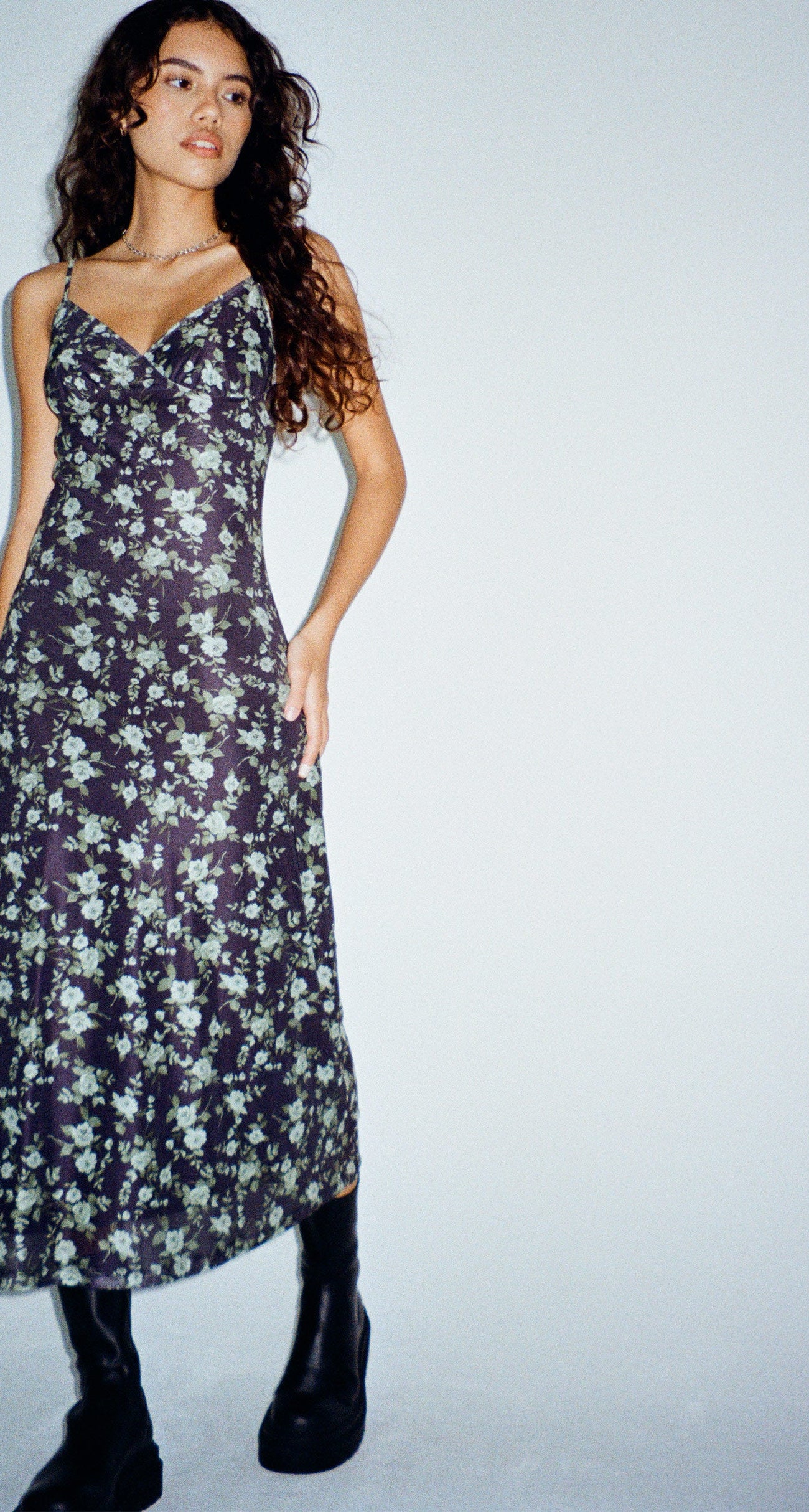 KC Dress- Green Frangipani