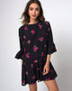 Image of Kamryn Dress in Grunge Rose