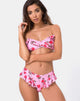 Image of Kaulana Bikini Top in Candy Rose