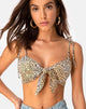 Image of Kave Bralet Top in Mini Tiger