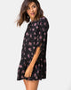 Image of Khamea Dress in Sohey Rose Black