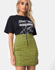 Image of Kimber Bodycon Skirt in Medium Gingham Yellow