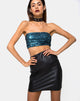 Image of Kimmy Bodycon Skirt in Pu Matte Black