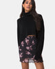 Image of Kinnie Mini Skirt in Dusky Rose