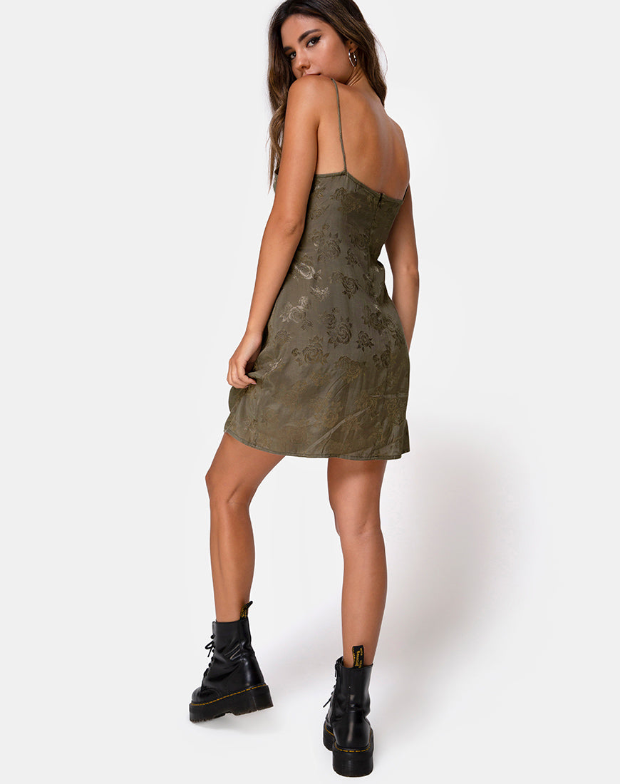 Kumala Slip Dress in Satin Rose Silver Grey motelrocks-com-us Kumala Slip Dress in Satin Rose Silver Grey motelrocks-com-us