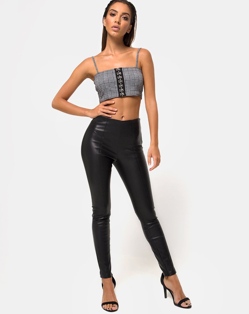 Image of Kyga Crop Top in Charles Check