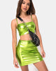 Image of Kylie Top in Metallic Green