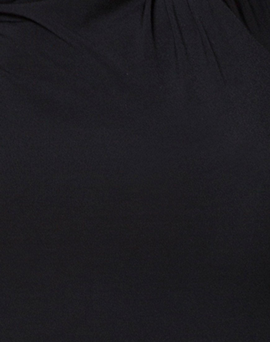 Image of Lafitte Dress in Polycrepe Black