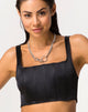 Image of Landos Crop Top in Black