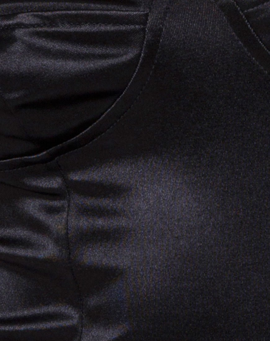 Image of Lany Catsuit in Spandex Black