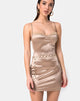 Image of Lesty Bodycon Dress in Gold