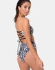 Image of Lien Bikini Top in Dalmatian