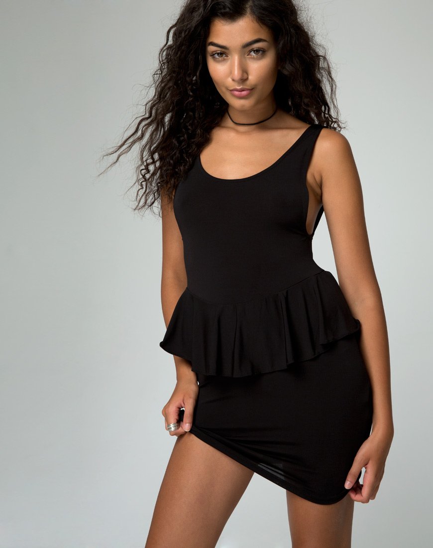 Image of Lima Bodycon Dress in Black