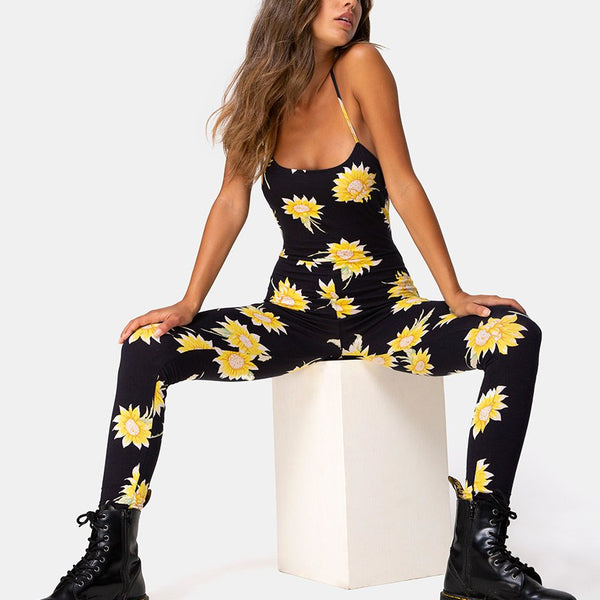Black and Yellow Bodycon Unitard | Motel – motelrocks-com-us