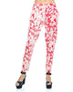 Image of Motel Logan Peg Leg Trouser in Xerox Daisy Red