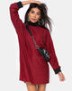 Image of Losha Sweatshirt in Mini Stripe Red and Black