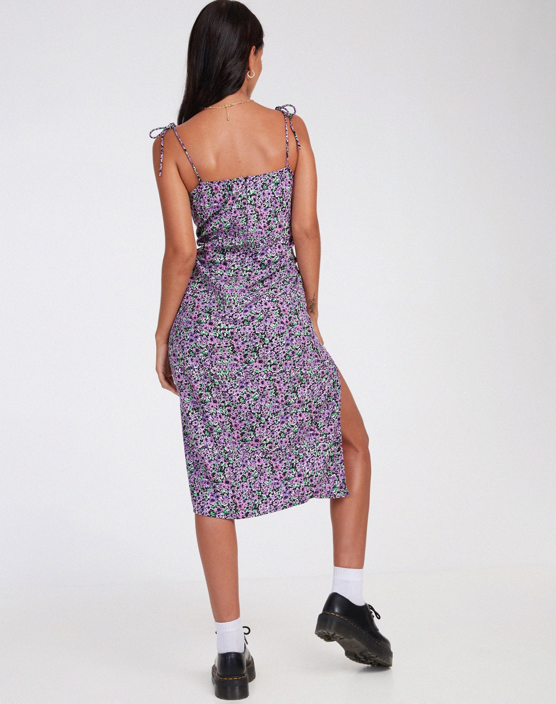 image of Lotie Midi Dress in Lilac Blossom